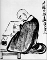 Qi Baishi portrait of a shih tao old China ink